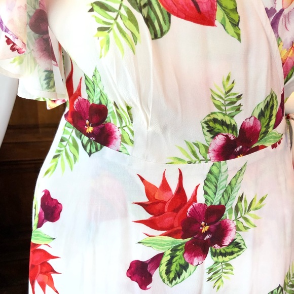 Privacy Please Acme Floral Wrap Dress - Picture 7 of 8